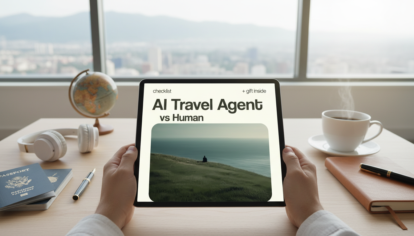 AI vs Human Travel Agent: A Smarter Planning Checklist