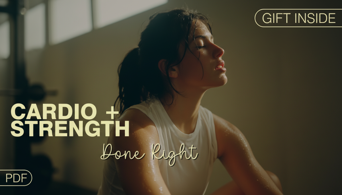 Combine Cardio + Strength Without Burnout (Weekly Plan)