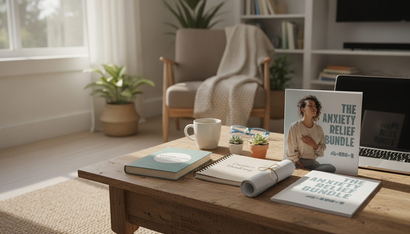 Daily Calm Toolkit: 4-in-1 Anxiety Relief Bundle
