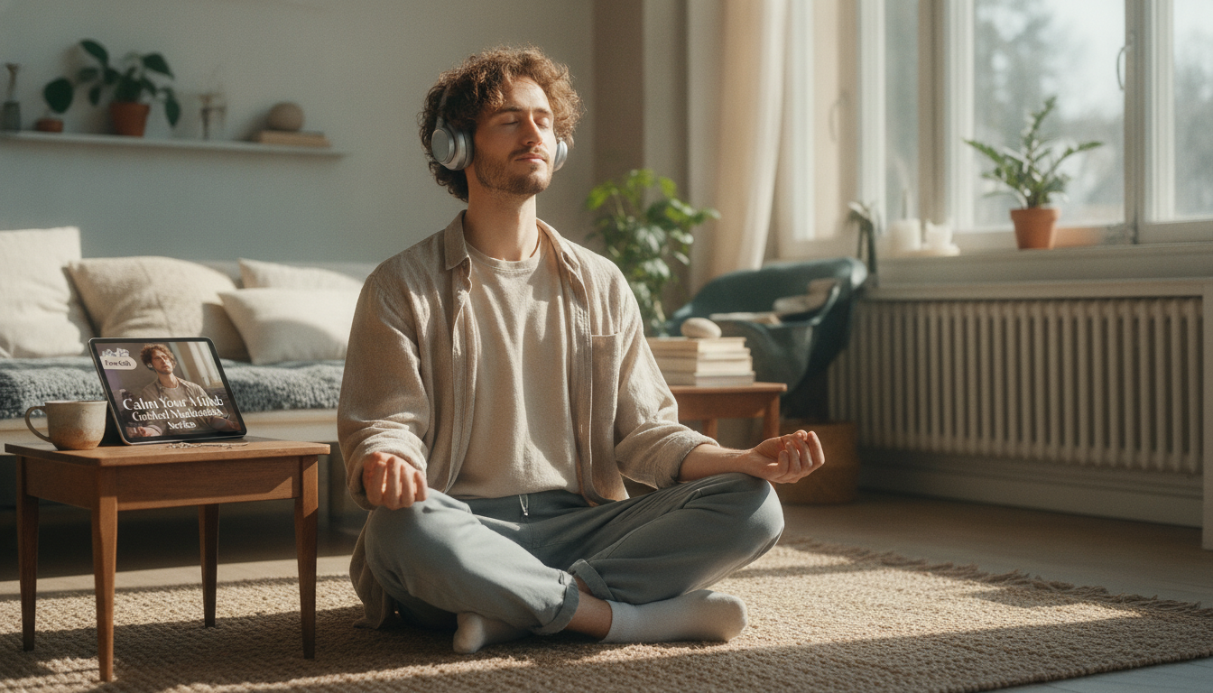 Guided Meditation Audio Course for Anxiety Relief & Calm